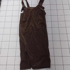 ◇ ⊇ SENSE OF PLACE コーデュロイジャンパースカート ブラウン系 Freeサイズ レディース E  【1508260021777】