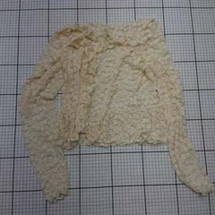 ◇ ⊂ MOUSSY レースブラウス アイボリー系 FREEサイズ レディース E  【1508260021975】