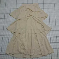 ◇ ⊂ ミスティック フリルティアードスカート MY-20A-0206B ベージュ系 Fサイズ レディース E  【1508260037921】のサムネイル