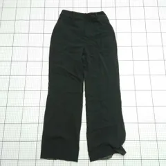 ◇ ⊂ 【プラステ PLST】12-4306036 トリアセテート混 ストレートパンツ ブラック系 Sサイズ レディース E  【1508260039635】