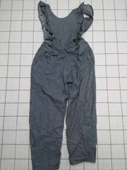 ◇ Θ 【マーキーズ】USAコットン フリルストラップ サロペット オーバーオール ストライプ柄 キッズ レディース E  【1508260039574】