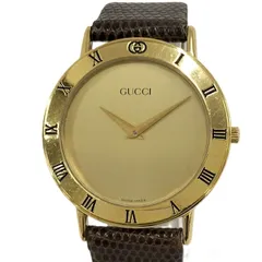 箱付き【新品電池】GUCCI 3000.2.M/動作品 オールド シェリーライン