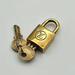 未使用LOUIS VUITTON パドロック クロシェット 南京錠 アンプラント LOUIS VUITTON ヴィトンヴィンテージパドロック南京錠女性男性