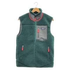 【中古】Patagonia クラシックレトロXフリースベスト S グリーン 23048FA19 パタゴニア[92]