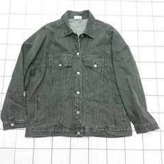◇ ⊇ ANAP アナップ カジュアル 長袖 デニムジャケット サイズフリー ブラック系 レディース E  【1508260042772】