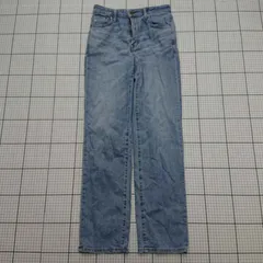 ◇ Θ サムシング SOMETHING ELSA ストレート ハイウエスト ストレッチデニムパンツ Sサイズ ライトブルー系 レディース E  【1508260043021】