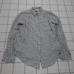 ◇ ⊂ Ungrid アングリッド チェック柄 カジュアル 長袖 シャツ サイズフリー ブルー系 レディース E  【1508260047678】