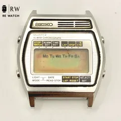 【ジャンク】SEIKO A158-5040 クォーツ アラームクロノグラフ