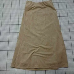 ◇ ⊂ グリーンレーベル リラクシング シンプル系 膝下丈 タイト スカート サイズ表記なし ベージュ系 レディース E  【1509100025900】