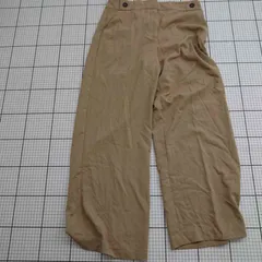 ◇ ⊂ ZARA ザラ シンプル系 テーパードパンツ サイズM ブラウン系 レディース E  【1509100025870】