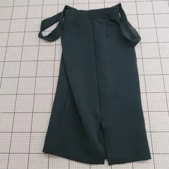 ◇ ⊇ アズールバイマウジー 2way ジャンスカ ノースリーブ ロング ワンピース サイズM ブラック系 レディース E  【1509100025733】