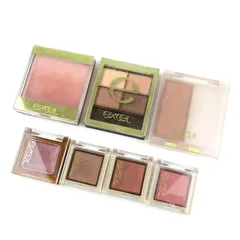 サナ エクセル アイシャドウ チーク 7点セット オーラティックブラッシュなど コスメ まとめて 大量 レディース SANA 【中古】