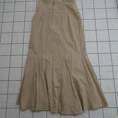 ◇ ⊂ MERCURYDUO マーキュリーデュオ シンプル系 ロング丈 マーメイド スカート サイズM ベージュ系 レディース E  【1509100026013】