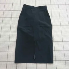◇ ⊂ Demi-Luxe BEAMS デミルクス ビームス シンプル 膝下丈 タイト スカート サイズ34 ネイビー系 レディース E  【1509100028550】
