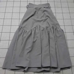 ◇ ⊇ ノエラ シンプル系 膝下丈 フレア スカート サイズ表記なし グレー系 レディース E  【1509190010664】のサムネイル