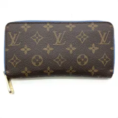 ルイヴィトン LOUIS VUITTON ジッピーウォレット 長財布 モノグラム キャンバス M63894 ブラウン ゴールド金具 CA4148 ブルージーンズ ユニセックス【中古】