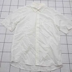 ◇ ⊂ GLOBAL WORK グローバルワーク シンプル系 半袖 半袖シャツ サイズXL ホワイト系 メンズ E  【1509190033915】