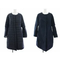 Sマックスマーラ 'S Max Mara キューブ CUBE リバーシブルダウンコート アウター ミドル 紺 ネイビー /YTのサムネイル