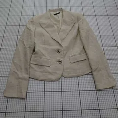◇ ⊇ OFUON オフオン フォーマル 長袖 ジャケット サイズ38 アイボリー系 レディース E  【1509190034295】