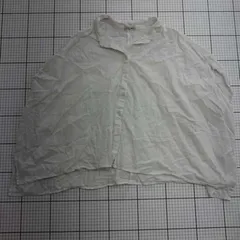 ◇ ⊂ SM2 サマンサ モスモス シンプル オーバーシルエット 半袖 シャツ サイズフリー ホワイト系 レディース E  【1509190035766】