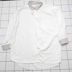 ◇ ⊂ CLASSICAL ELF クラシカルエルフ バイカラー シンプル 長袖 シャツ サイズL ホワイト系 レディース E  【1509190034837】