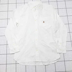 ◇ ⊂ GAP KIDS ギャップキッズ 子供服 シンプル ワンポイント 長袖 シャツ サイズXXL ホワイト系 男の子 E  【1509190036077】