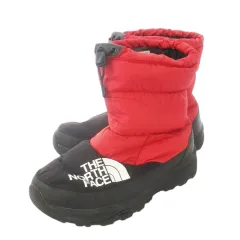 ザノースフェイス THE NORTH FACE ヌプシダウンブーティー スノーブーツ ナイロン ロゴ ドロスト アウトドア 25.0cm 赤 レッド NF51877 /CK18 ■GY18