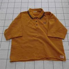 ◇ ⊂ 【ジャバ Java】jv1029017 ポロシャツ 半袖 Lサイズ マスタード系 メンズ E  【1509190039436】