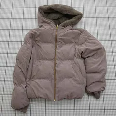 ◇ ⊇ 【マジェスティックレゴン MAJESTIC LEGON】1096071000 フードファー中綿ショートブルゾン M ピンク系 レディース E  【1509190038477】