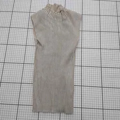 ◇ ⊇ LAGUNAMOON ラグナムーン シンプル系 ノースリーブ ミニ丈 ワンピース サイズF ベージュ系 レディース E  【1509190042306】