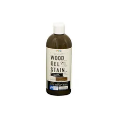 アサヒペン 塗料 ペンキ 水性WOODジェルステイン 300ml ウォルナット 水性 ジェルタイプ 半艶 ステイン仕上げ 低臭 屋外使用可 防腐 防カビ 耐候性 紫外線吸収剤 紫外線劣化防止剤配合 日本製 1