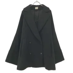 ELIN エリン W/face Cape Slit Coat ダブルフェイスケープコート 11706-33-0611 ブラック 38のサムネイル