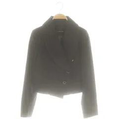 ダブルスタンダードクロージング ダブスタ DOUBLE STANDARD CLOTHING ショート丈 ジャケット シングル F ブラック /HK ■OSのサムネイル