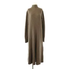 チノ CINOH CI RIB KNIT DRESS ニットワンピース 38 モカブラウン /ES ■OS