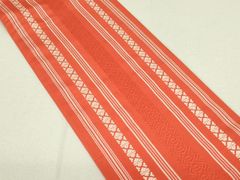 平和屋本店□極上 人間国宝 森口華弘 爪掻き本綴れ 八寸名古屋帯 枝梅