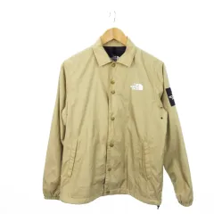 ザノースフェイス THE NORTH FACE THE COACH JACKET コーチジャケット ナイロン ロゴ プリント アウトドア S ベージュ NP21836 /MN14 ■GY12