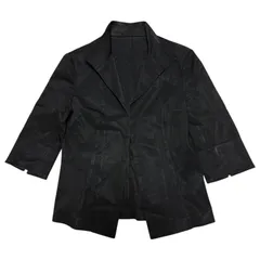 RE220 【美品】 LAUTREAMONT ロートレアモン ジャケット ブラック レディース サイズ3 Lサイズ相当