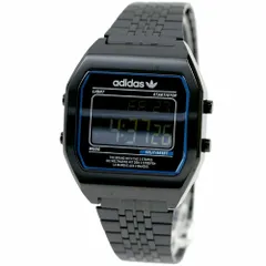 アディダス 腕時計 デジタル メンズ レディース ユニセックス ステンレススチール ブラック adidas DIGITAL TWO Unisex AOST22073のサムネイル