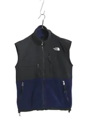 【お得なクーポン配布中!】 90s ノースフェイス デナリ ベスト メンズ S / オールド アウトドア 前開き 重ね着 フルジップ フリース ナイロン ワンポイント ツートン