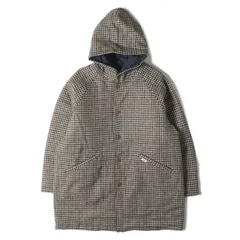 【新品同様】STANDARD CALIFORNIA スタンダードカリフォルニア コート L HARRIS TWEED リバーシブル ウインドウペンチェック キルト コート (SD HARRIS TWEED Reversible Hood Coat)【中古】