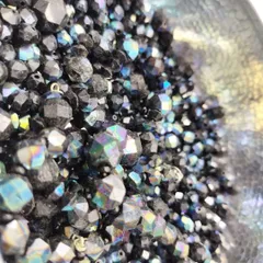 【希少品】スワロフスキーその他　まとめ売り　ガラスビーズ　レトロ　昭和30年代〜