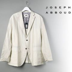 ジョセフアブード」新品 春夏 麻のようなシャリ感 ニットジャケット 3L
