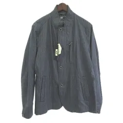 ジョセフアブード JOSEPH ABBOUD タグ付き ウォッシャブル ジップアップ ジャケット ネイビー 紺 L のサムネイル