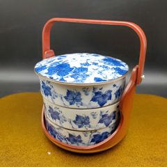 萬珠堂 平安萬珠堂 三段重 重箱 京焼 - メルカリ