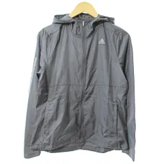 アディダス adidas タグ付き ランニングジャケット オウン ザ ラン ウインドブレーカー パーカー フーディ L 黒 0819