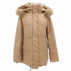 イネド INED 21AW 3Wayショートダウンコート ジップアップ フーデット付 ラクーンファー 9 ベージュ 26-14116004 /GVのサムネイル