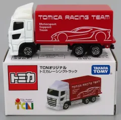 【中古】トミカ トミカレーシングトラック(ホワイト×レッド) 「トミカ」 TCNオリジナルのサムネイル