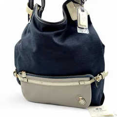 PELLE BORSA ペレボルサ 2WAY リュック トートバッグ ハンドバッグ 肩掛け デニム レザー チャーム付