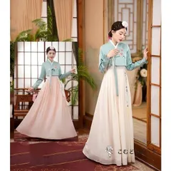 韓服 チマチョゴリ レディース 韓国服 朝鮮族衣装 韓国宮廷風ドレス 韓流衣装 コスチューム コスプレ衣装 学園祭 文化祭 体育祭 イベント 