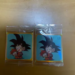 ドラゴンボール 超戦士 シールウエハース13弾 孫悟空＆孫悟飯 GR  2枚